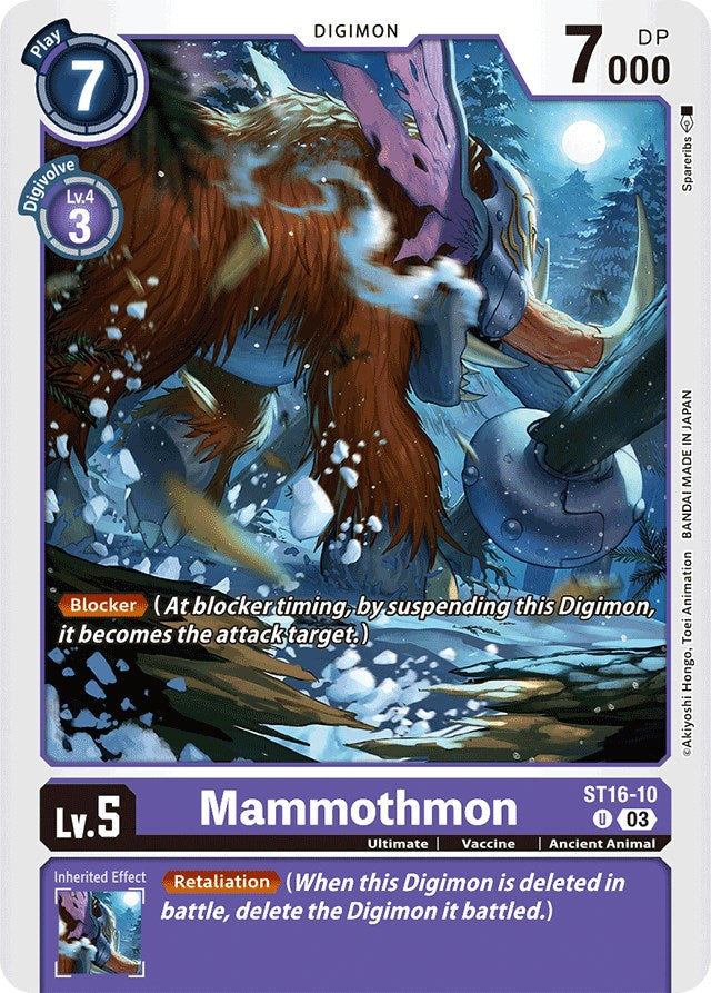 Mammothmon [ST16-10] [Starter Deck: Wolf of Friendship] | Anubis Games and Hobby