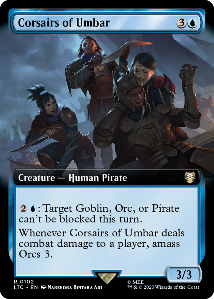 Corsairs of Umbar (Extended Art) [The Lord of the Rings: Tales of Middle-Earth Commander] | Anubis Games and Hobby