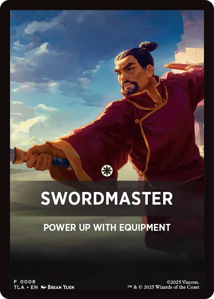 Swordmaster Theme Card [Avatar: The Last Airbender Tokens] | Anubis Games and Hobby