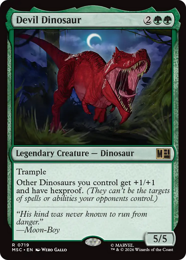 Devil Dinosaur [Marvel Super Heroes Commander] | Anubis Games and Hobby