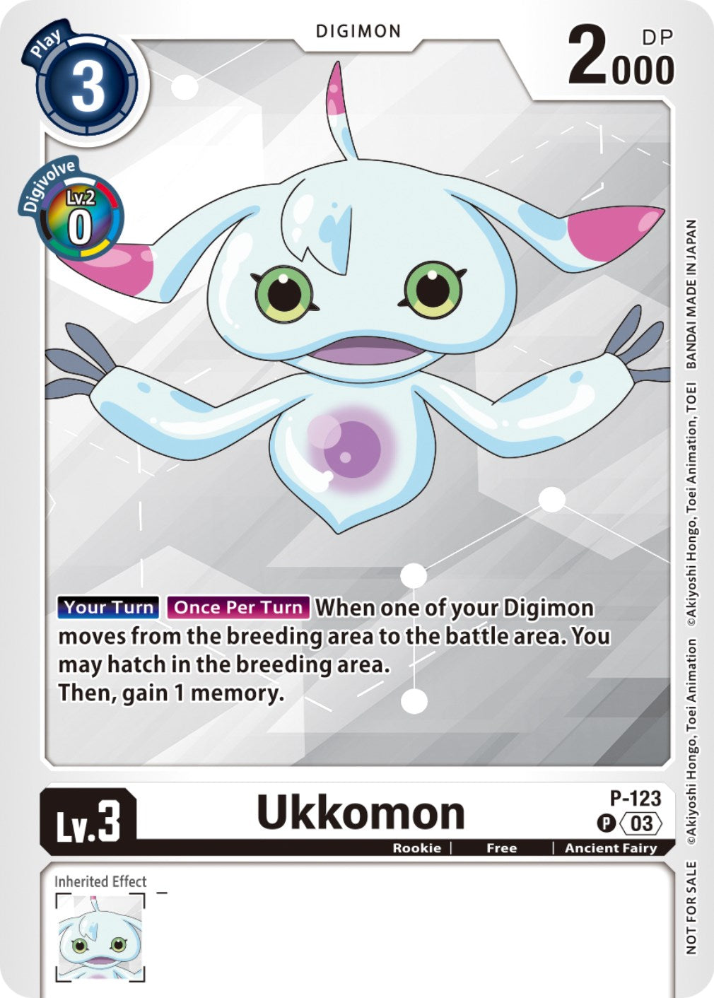 Ukkomon [P-123] (NYCC 2023 Demo Deck) [Promotional Cards] | Anubis Games and Hobby