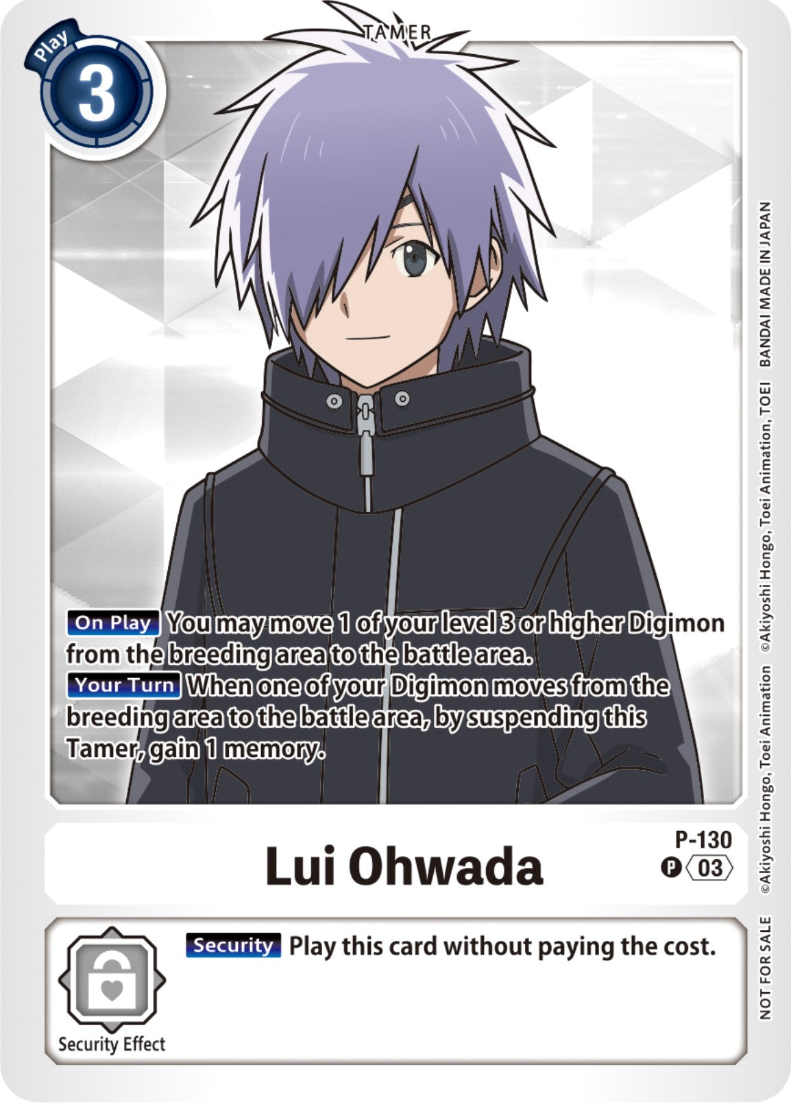 Lui Ohwada [P-130] (NYCC 2023 Demo Deck) [Promotional Cards] | Anubis Games and Hobby