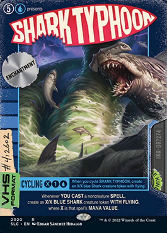 Shark Typhoon (Borderless Alternate Art) [Secret Lair Countdown Kit] | Anubis Games and Hobby