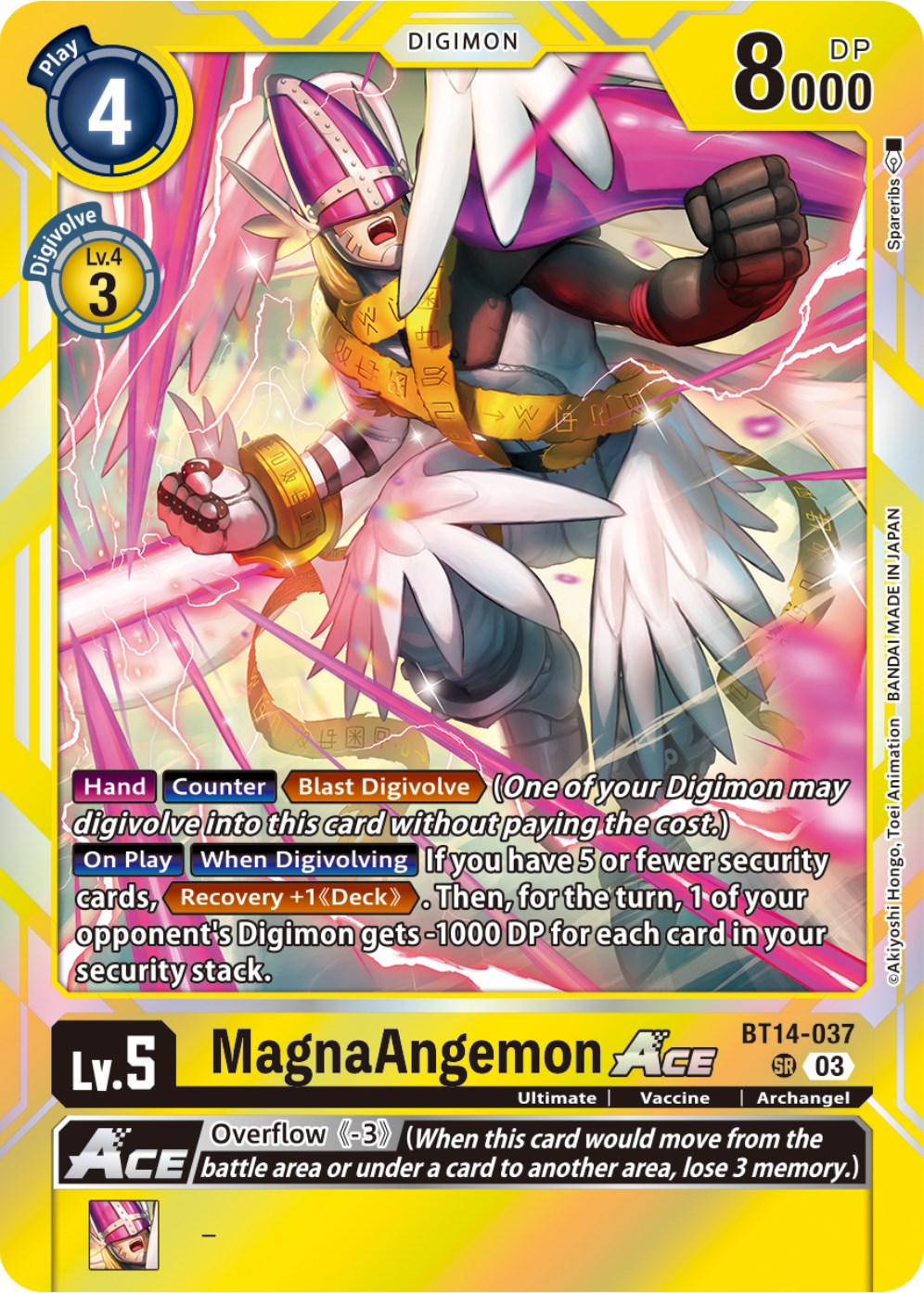 MagnaAngemon Ace [BT14-037] [Blast Ace] | Anubis Games and Hobby