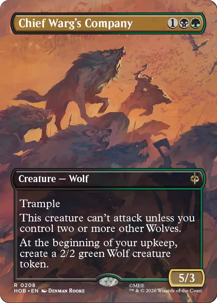 Chief Warg's Company (Borderless) [The Hobbit] | Anubis Games and Hobby
