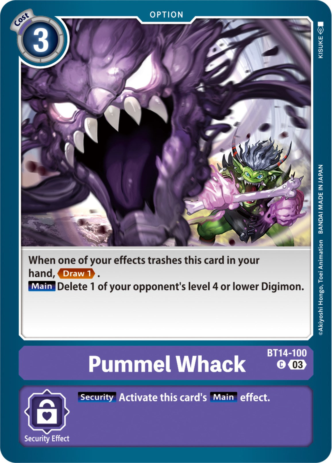 Pummel Whack [BT14-100] [Blast Ace] | Anubis Games and Hobby