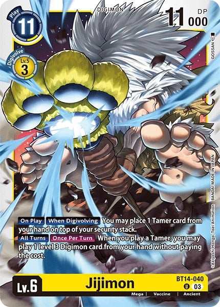 Jijimon [BT14-040] [Blast Ace] | Anubis Games and Hobby