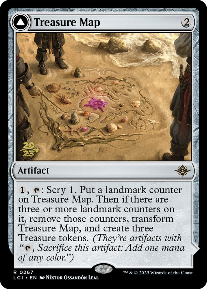 Treasure Map // Treasure Cove [The Lost Caverns of Ixalan Prerelease Cards] | Anubis Games and Hobby