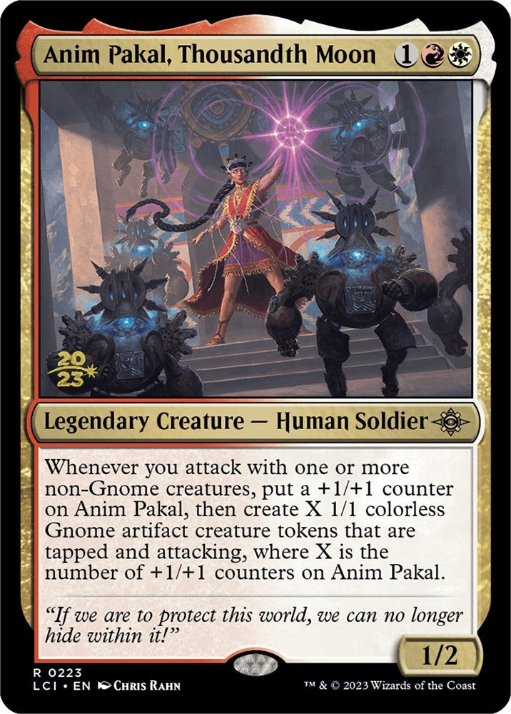 Anim Pakal, Thousandth Moon [The Lost Caverns of Ixalan Prerelease Cards] | Anubis Games and Hobby