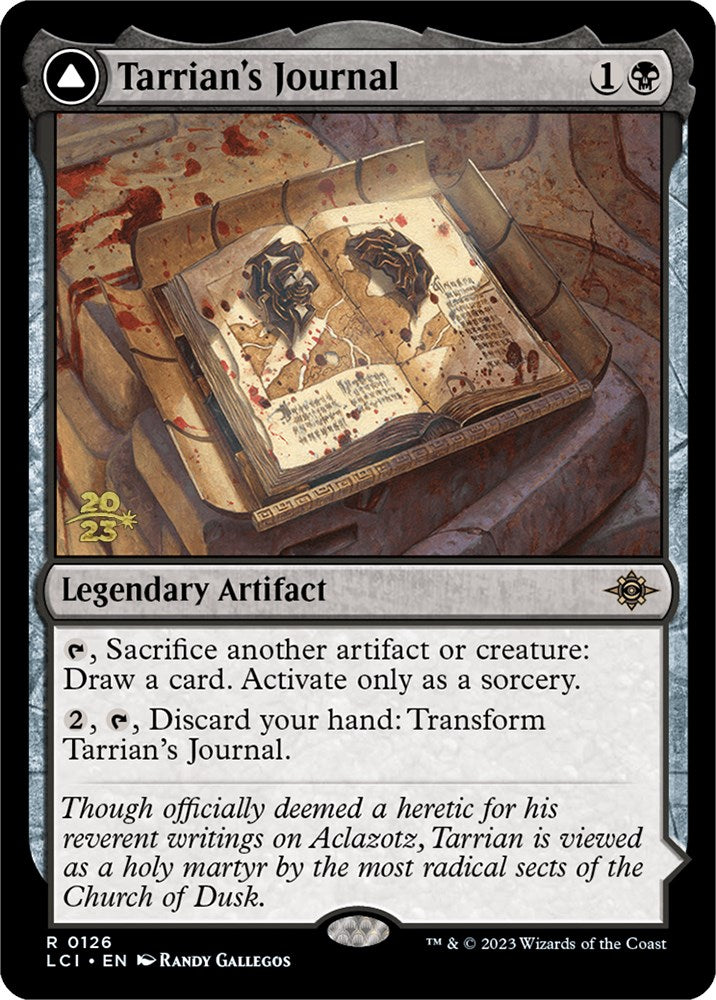 Tarrian's Journal // The Tomb of Aclazotz [The Lost Caverns of Ixalan Prerelease Cards] | Anubis Games and Hobby