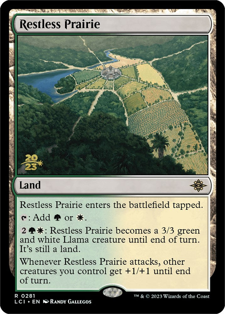 Restless Prairie [The Lost Caverns of Ixalan Prerelease Cards] | Anubis Games and Hobby
