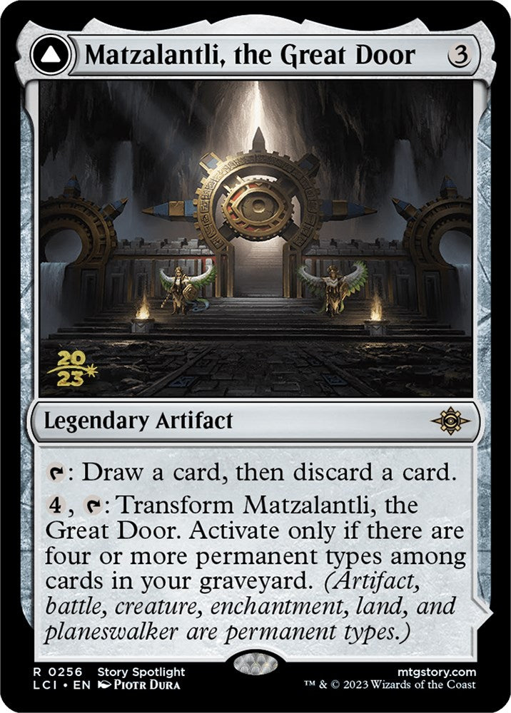 Matzalantli, the Great Door // The Core [The Lost Caverns of Ixalan Prerelease Cards] | Anubis Games and Hobby