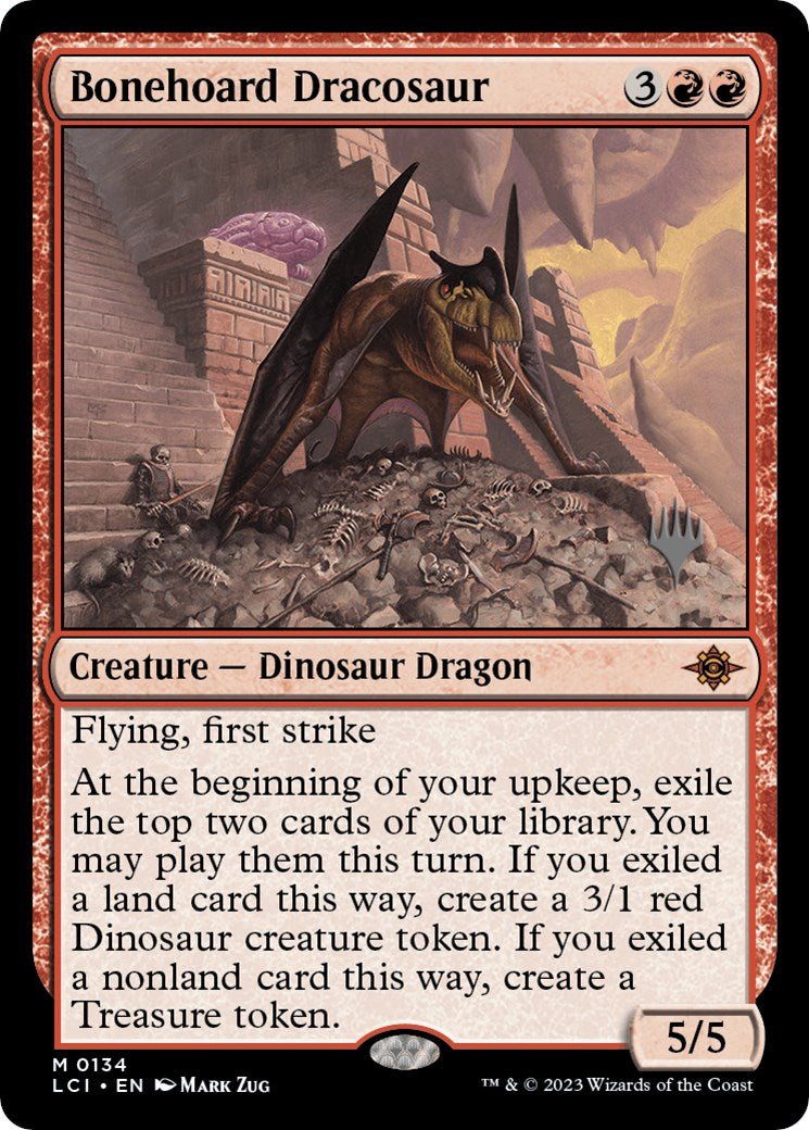 Bonehoard Dracosaur (Promo Pack) [The Lost Caverns of Ixalan Promos] | Anubis Games and Hobby