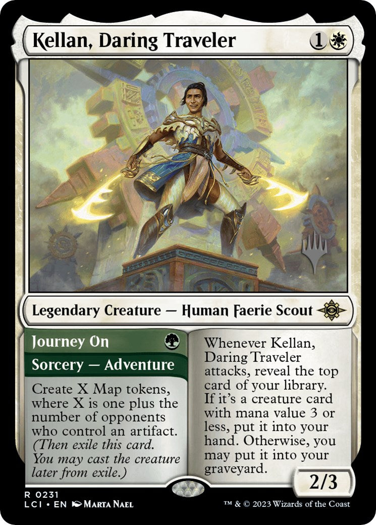 Kellan, Daring Traveler (Promo Pack) [The Lost Caverns of Ixalan Promos] | Anubis Games and Hobby