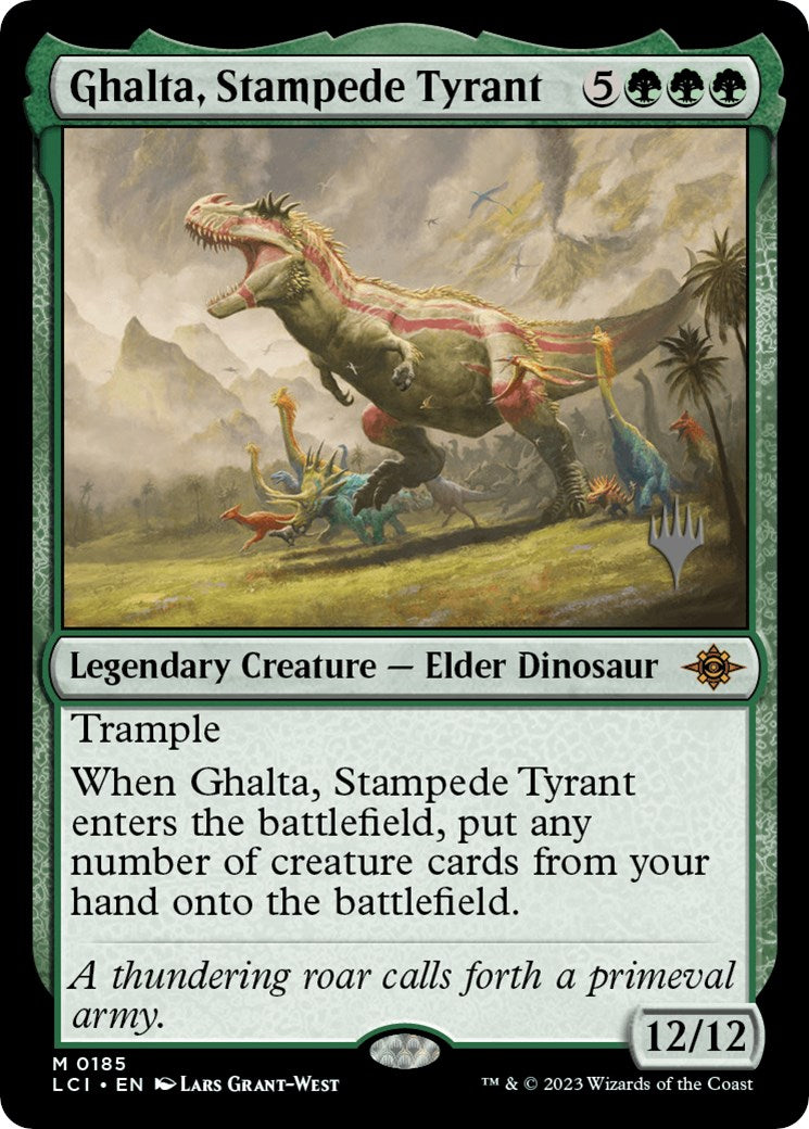Ghalta, Stampede Tyrant (Promo Pack) [The Lost Caverns of Ixalan Promos] | Anubis Games and Hobby