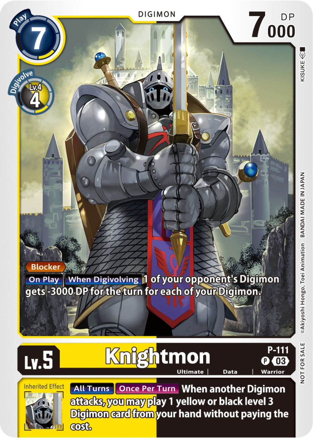 Knightmon [P-111] (3rd Anniversary Survey Pack) [Promotional Cards] | Anubis Games and Hobby