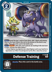 Defense Training [P-107] (Blast Ace Box Topper) [Promotional Cards] | Anubis Games and Hobby