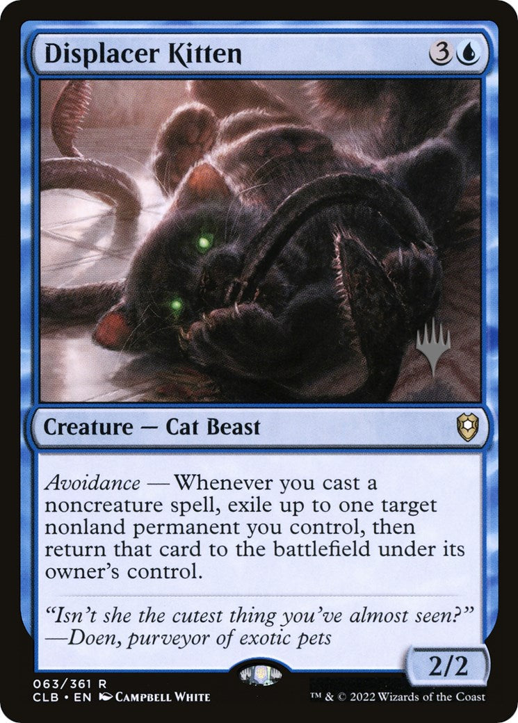 Displacer Kitten (Promo Pack) [The Lost Caverns of Ixalan Promos] | Anubis Games and Hobby