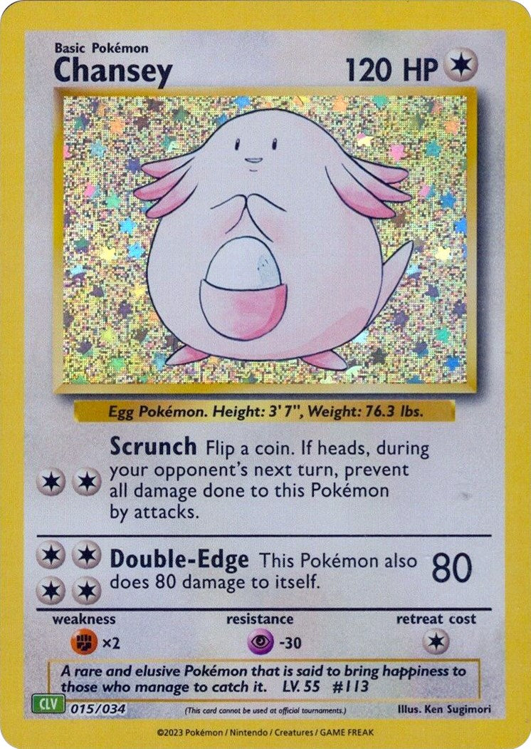 Chansey [Trading Card Game Classic] | Anubis Games and Hobby