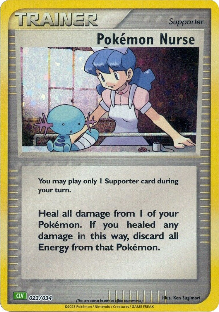 Pokemon Nurse (023/034) [Trading Card Game Classic] | Anubis Games and Hobby