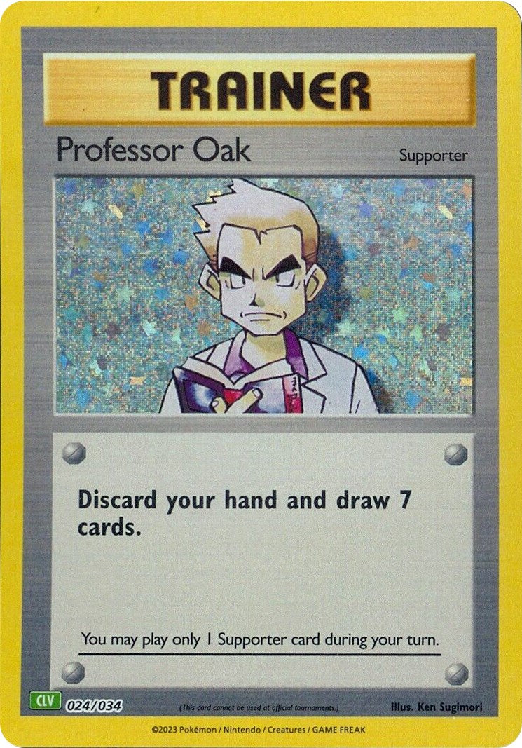 Professor Oak (CLV) [Trading Card Game Classic] | Anubis Games and Hobby