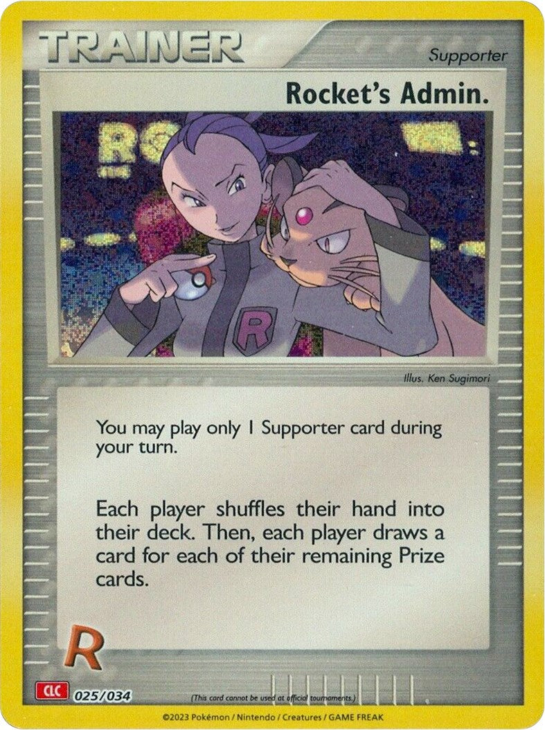 Rocket's Admin. (CLC) [Trading Card Game Classic] | Anubis Games and Hobby