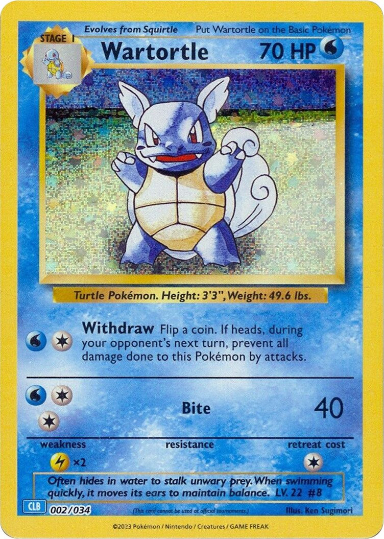 Wartortle [Trading Card Game Classic] | Anubis Games and Hobby