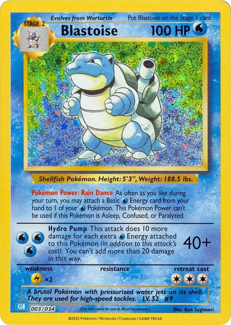 Blastoise [Trading Card Game Classic] | Anubis Games and Hobby