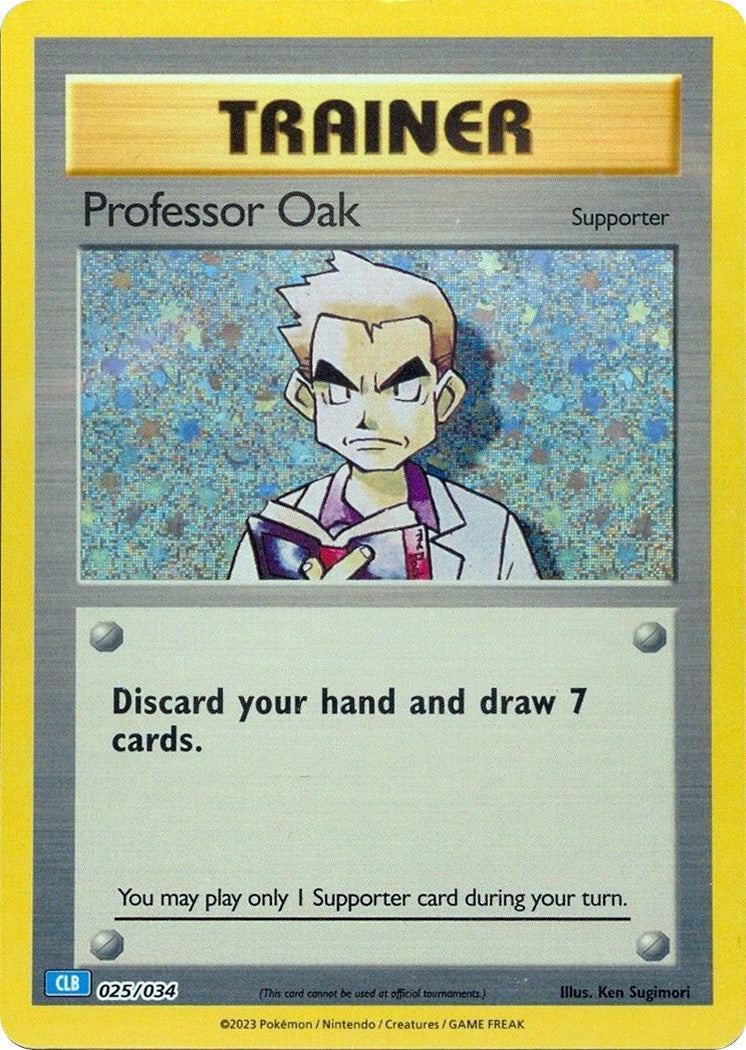 Professor Oak (CLB) [Trading Card Game Classic] | Anubis Games and Hobby