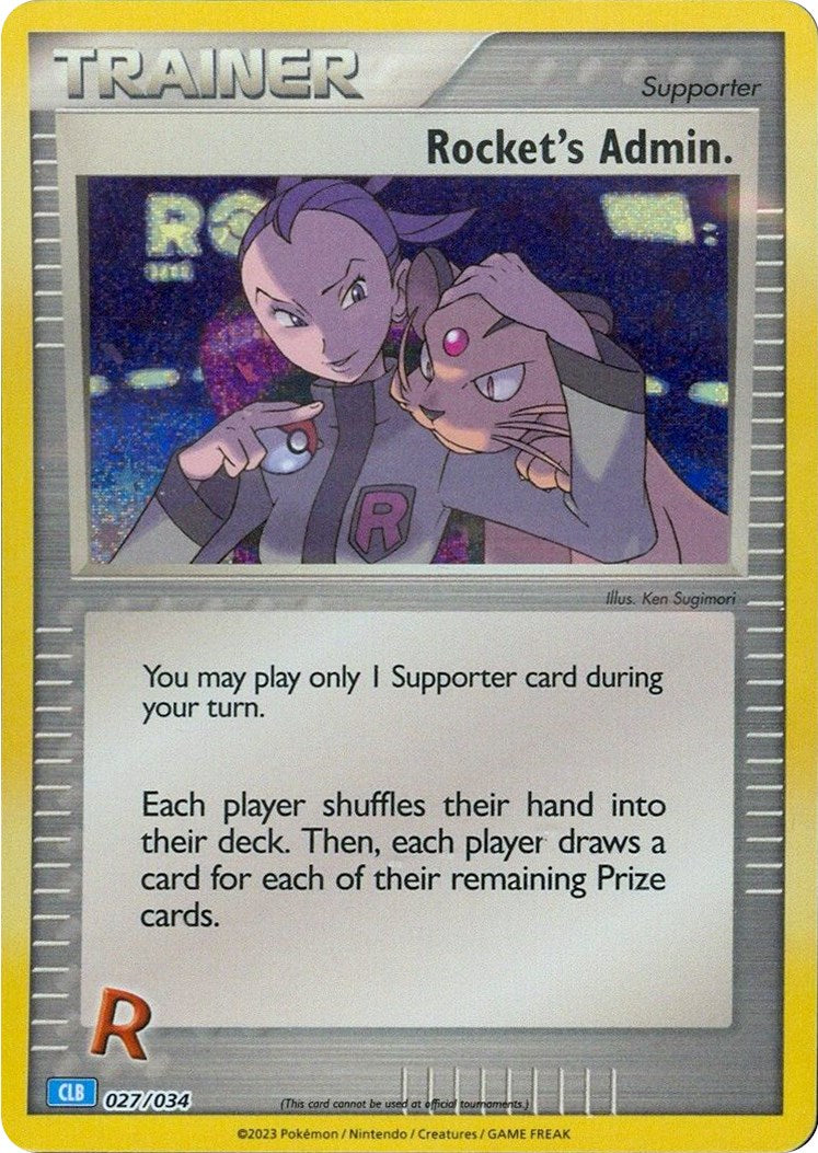 Rocket's Admin. (CLB) [Trading Card Game Classic] | Anubis Games and Hobby