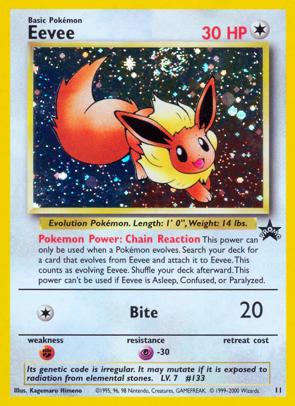 Eevee (11) (JR East Stamp Rally) [Wizards of the Coast: Black Star Promos] | Anubis Games and Hobby