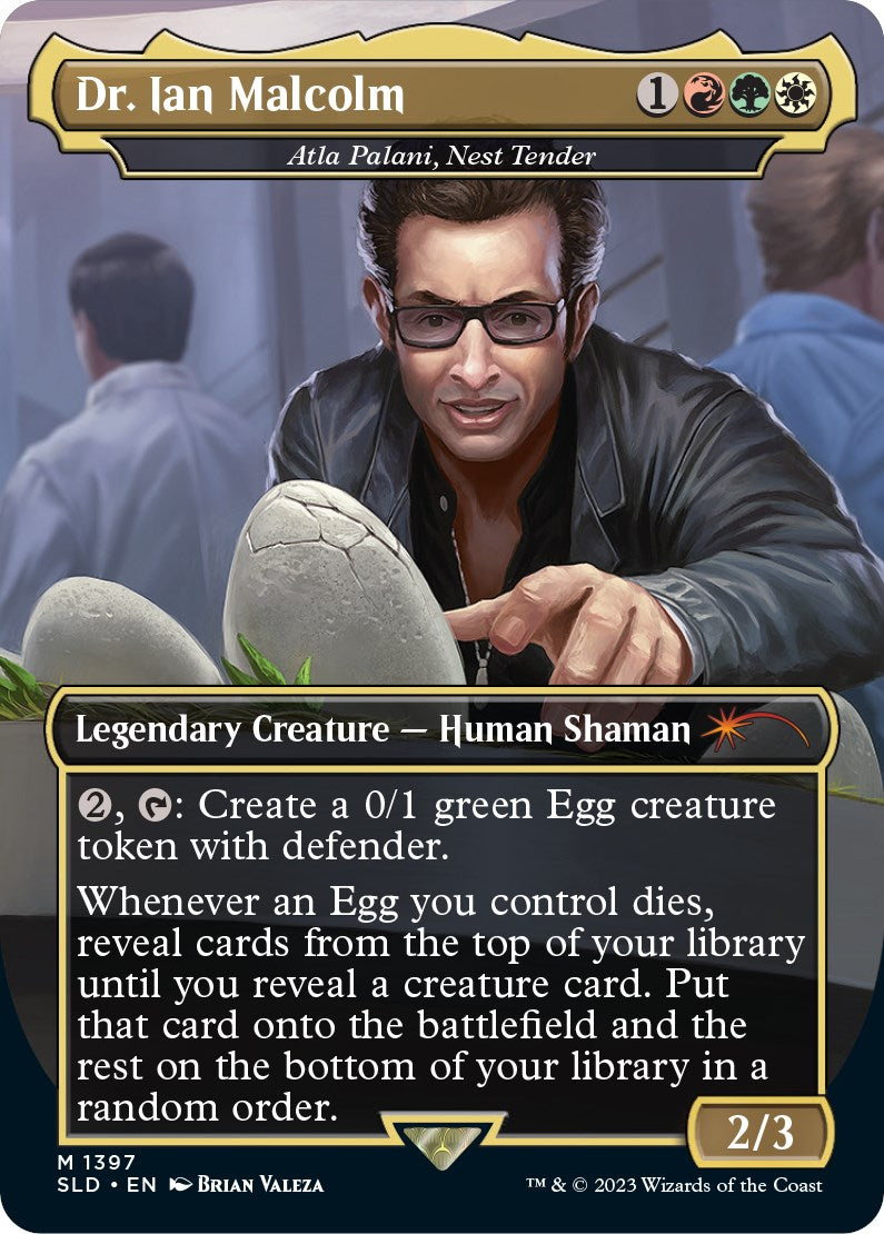 Dr. Ian Malcolm - Atla Palani, Nest Tender [Secret Lair Drop Series] | Anubis Games and Hobby