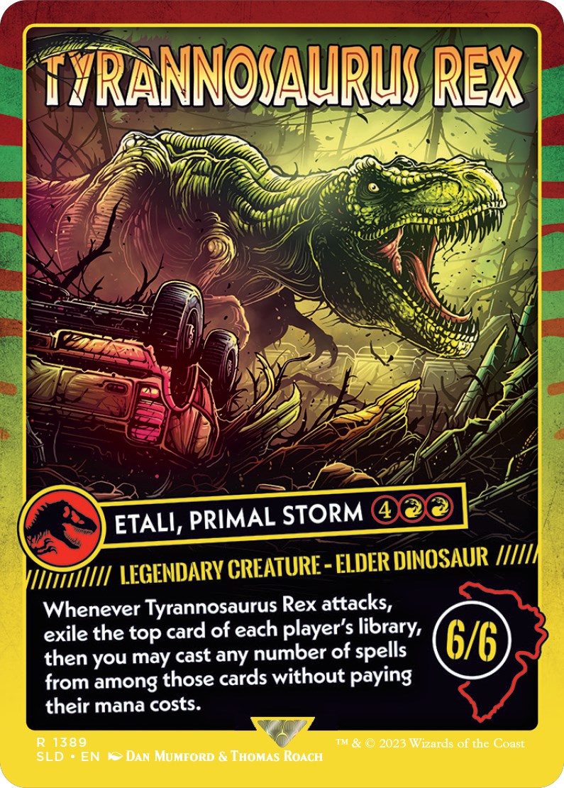 Tyrannosaurus Rex - Etali, Primal Storm [Secret Lair Drop Series] | Anubis Games and Hobby