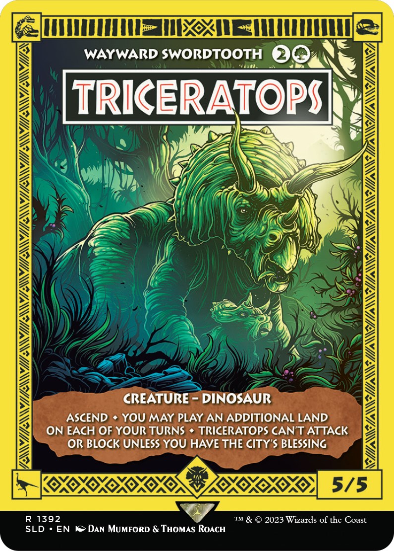 Triceratops - Wayward Swordtooth [Secret Lair Drop Series] | Anubis Games and Hobby