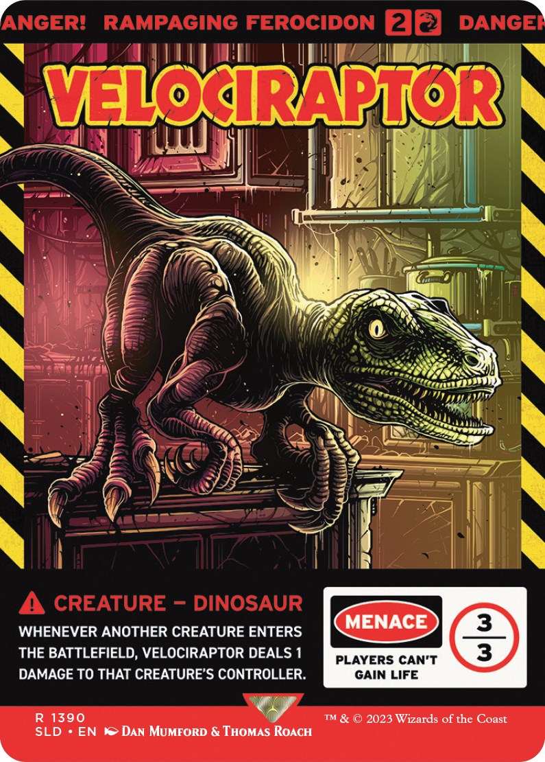 Velociraptor - Rampaging Ferocidon [Secret Lair Drop Series] | Anubis Games and Hobby