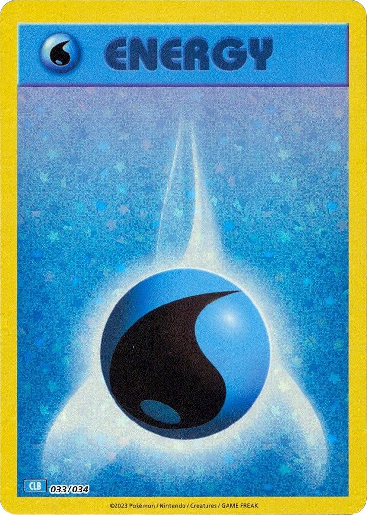 Basic Water Energy [Trading Card Game Classic] | Anubis Games and Hobby