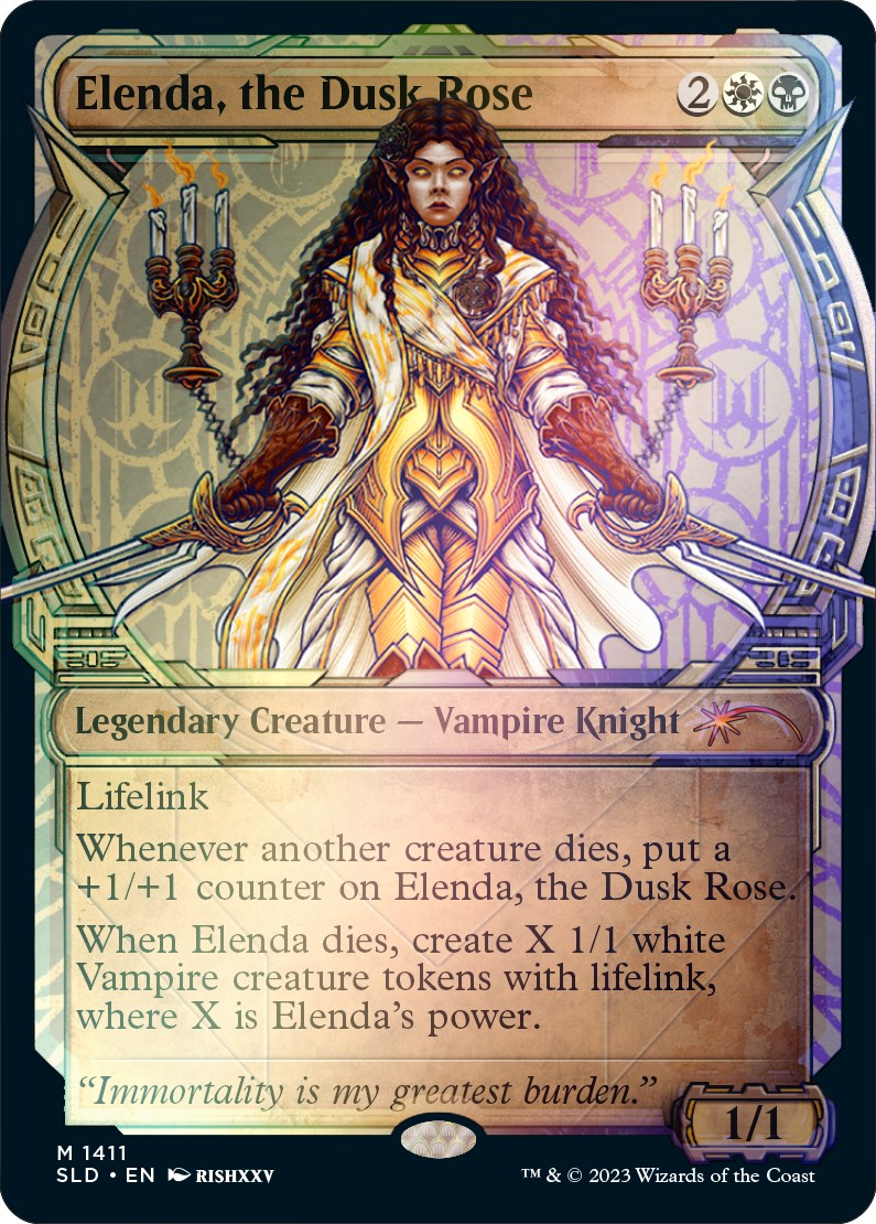 Elenda, the Dusk Rose (Rainbow Foil) [Secret Lair Drop Series] | Anubis Games and Hobby