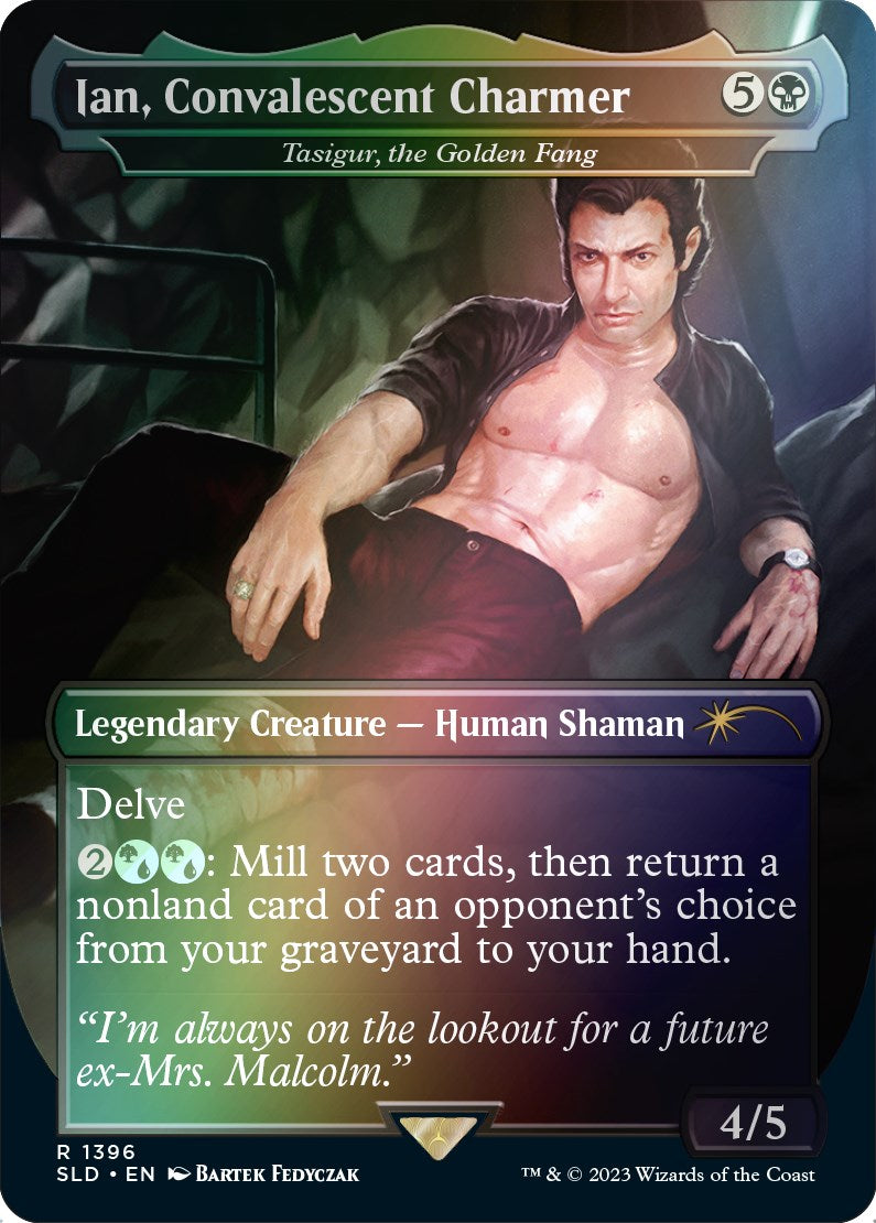 Ian, Convalescent Charmer - Tasigur, the Golden Fang (Rainbow Foil) [Secret Lair Drop Series] | Anubis Games and Hobby