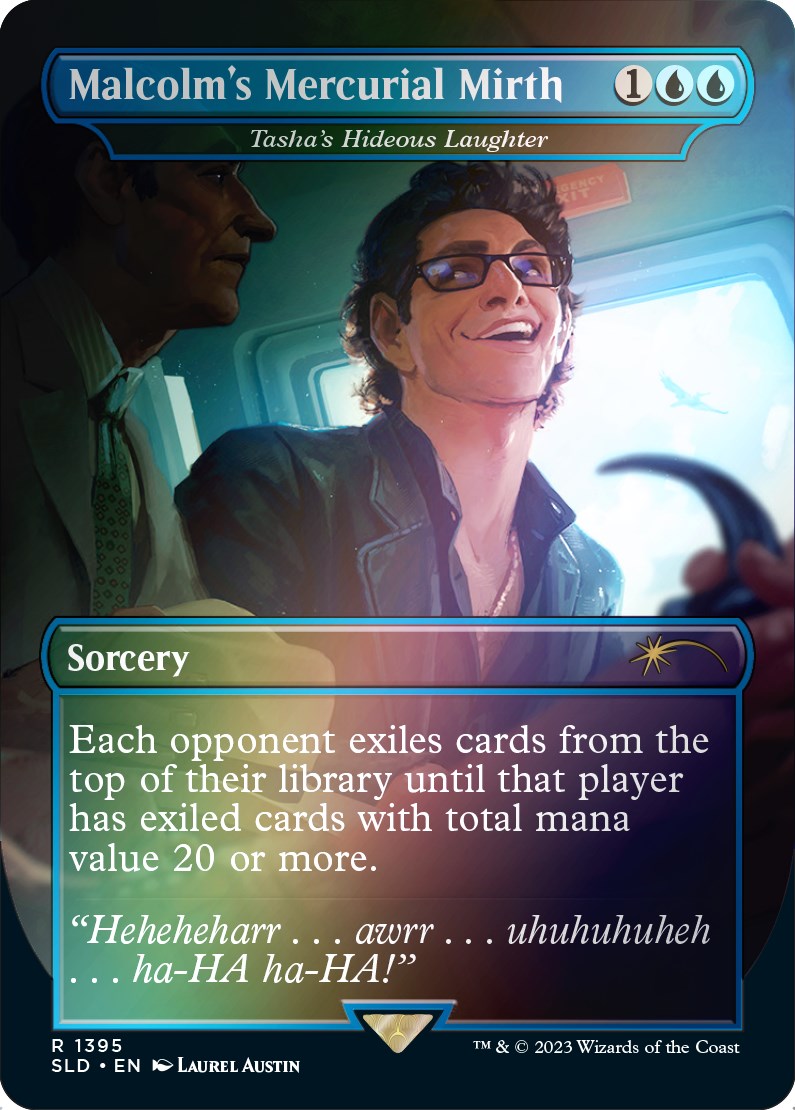 Malcolm's Mercurial Mirth - Tasha's Hideous Laughter (Rainbow Foil) [Secret Lair Drop Series] | Anubis Games and Hobby