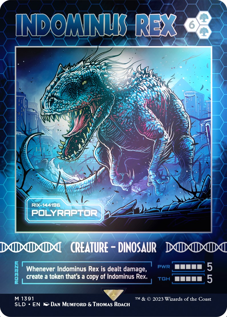 Indominus Rex - Polyraptor (Rainbow Foil) [Secret Lair Drop Series] | Anubis Games and Hobby