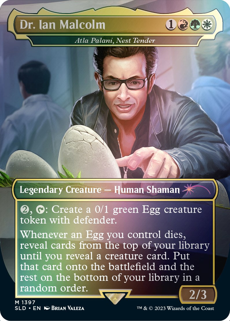 Dr. Ian Malcolm - Atla Palani, Nest Tender (Rainbow Foil) [Secret Lair Drop Series] | Anubis Games and Hobby