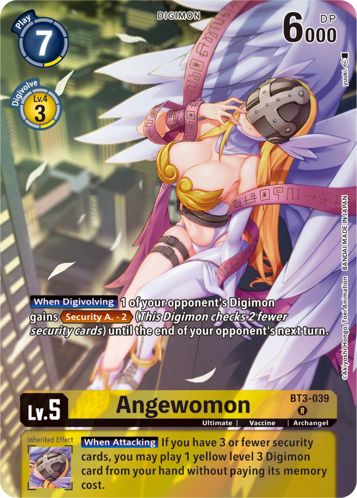 Angewomon [BT3-039] (Gift Box 2023) [Release Special Booster Promos] | Anubis Games and Hobby