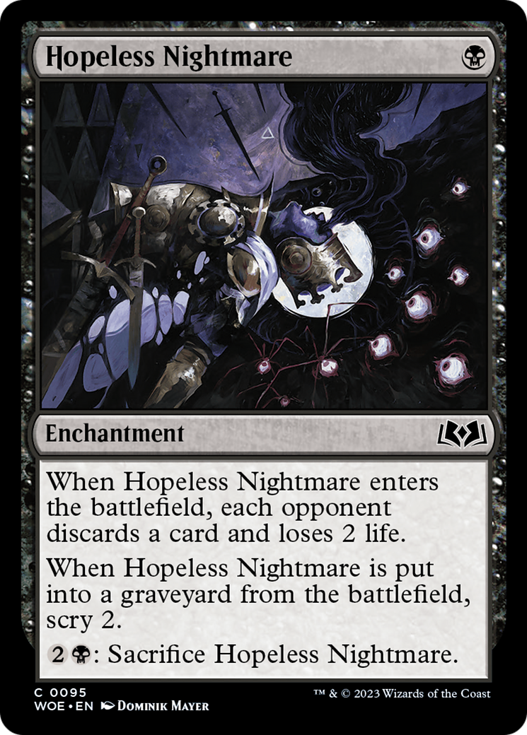 Hopeless Nightmare [Wilds of Eldraine] | Anubis Games and Hobby