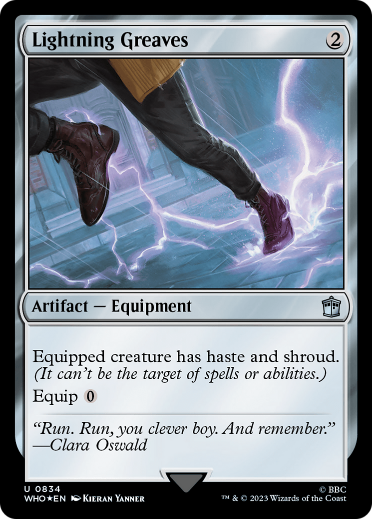 Lightning Greaves (Surge Foil) [Doctor Who] | Anubis Games and Hobby