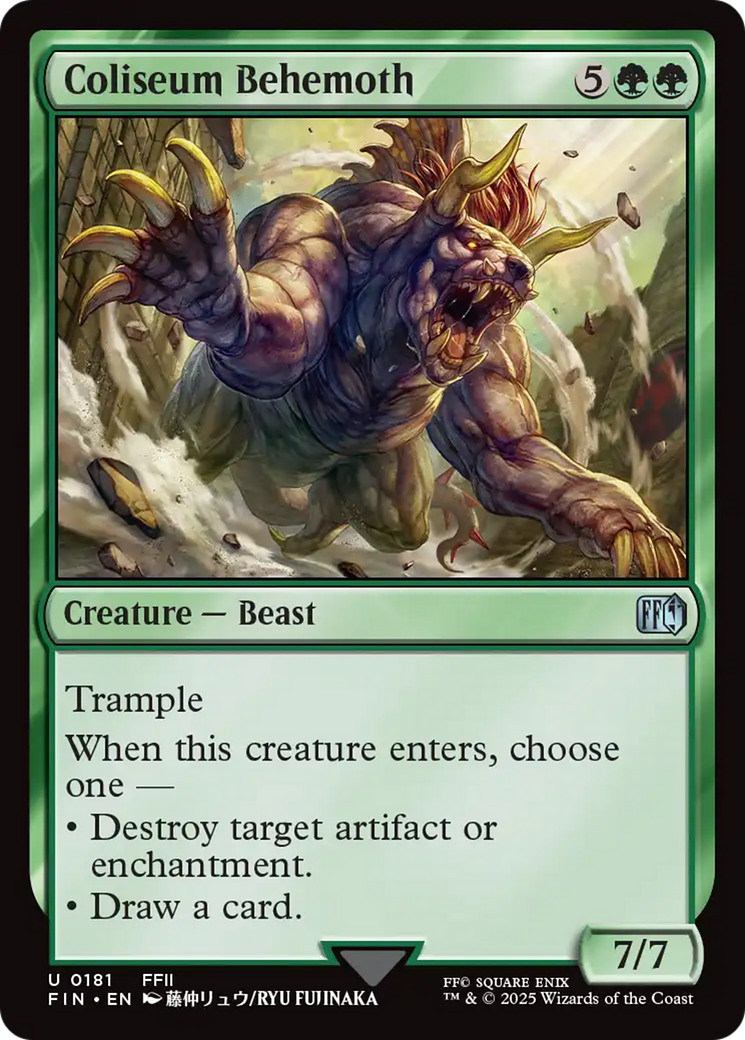 Coliseum Behemoth [FINAL FANTASY] | Anubis Games and Hobby