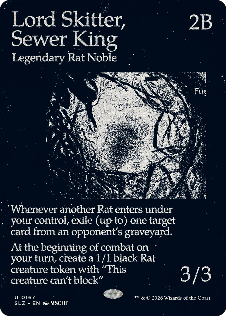 Lord Skitter, Sewer King (0167) [Secret Lair x MSCHF: The Zeta Set] | Anubis Games and Hobby