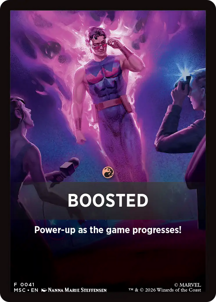 Boosted Theme Card [Marvel Super Heroes Commander] | Anubis Games and Hobby