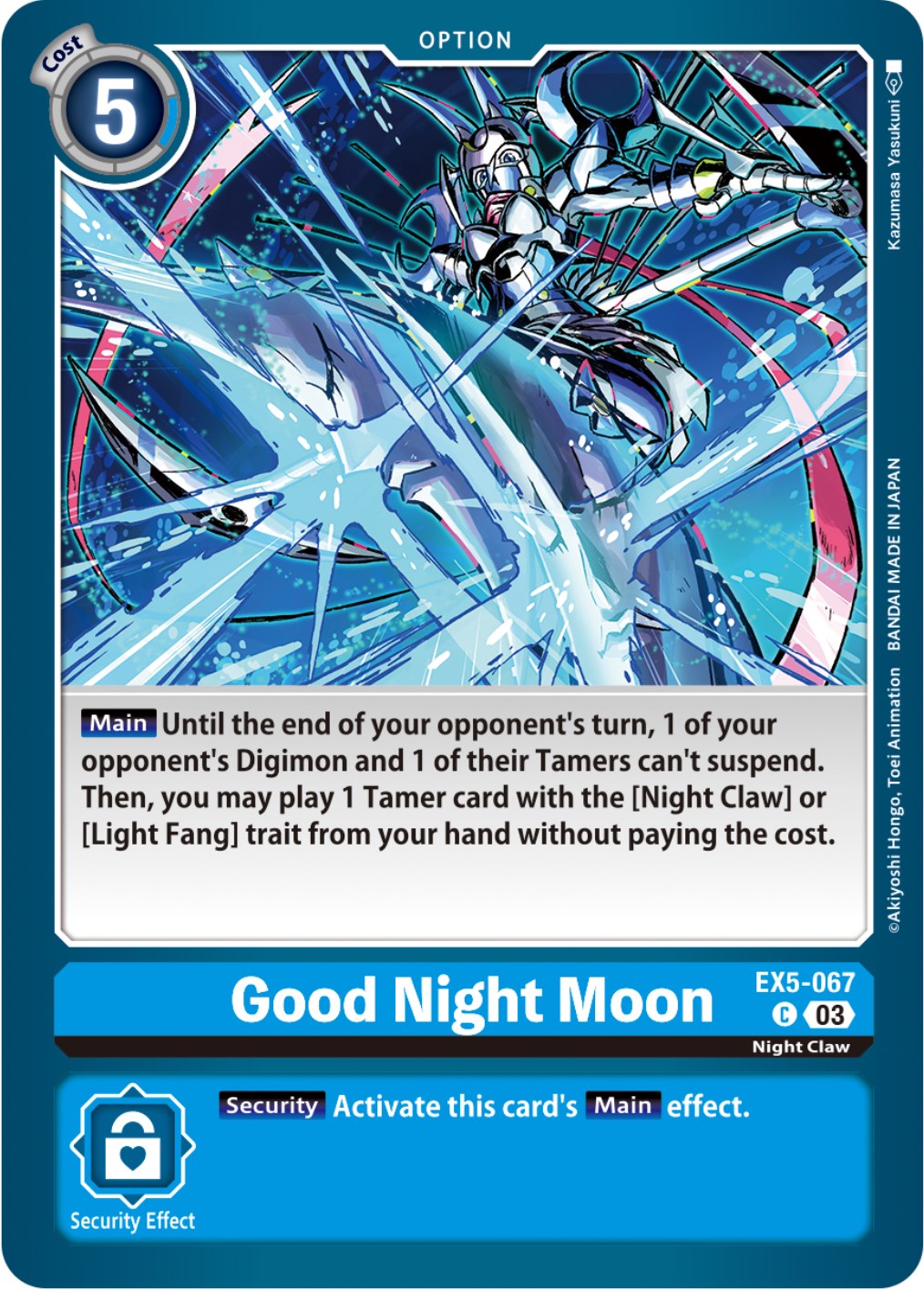 Good Night Moon [EX5-067] [Animal Colosseum] | Anubis Games and Hobby