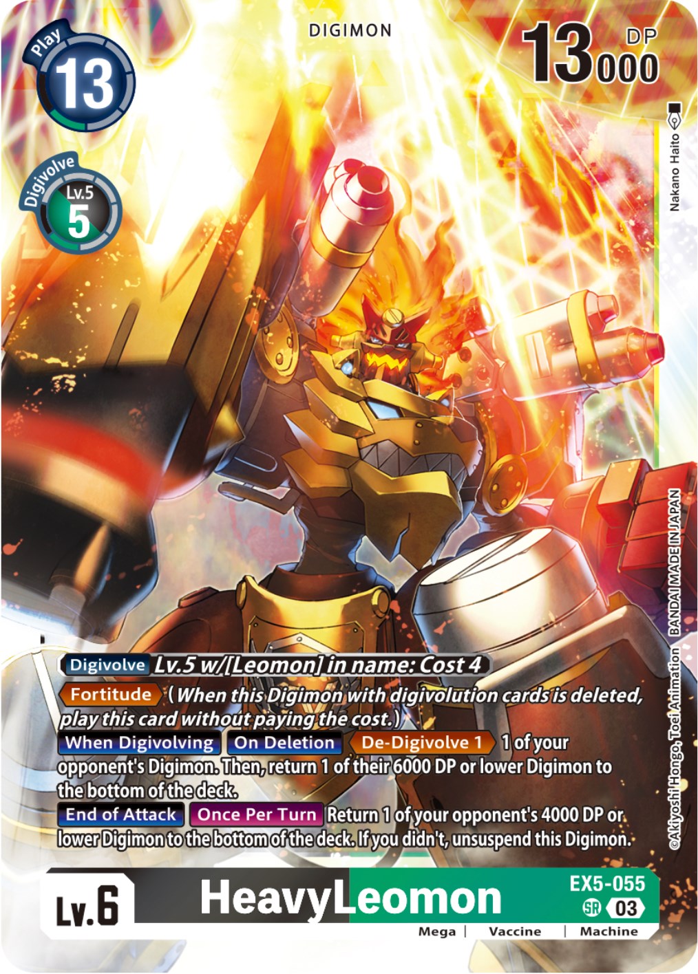 HeavyLeomon [EX5-055] [Animal Colosseum] | Anubis Games and Hobby