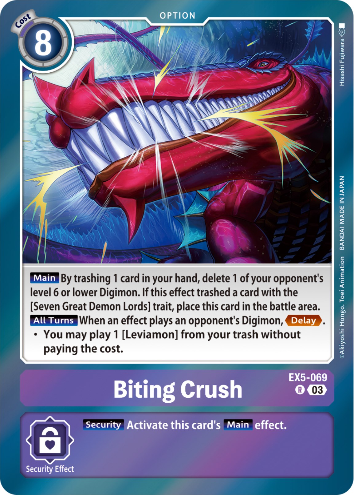 Biting Crush [EX5-069] [Animal Colosseum] | Anubis Games and Hobby